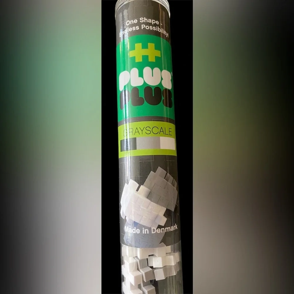 Plus Plus 70 piece tubes Grayscale NEW 1 TUBE